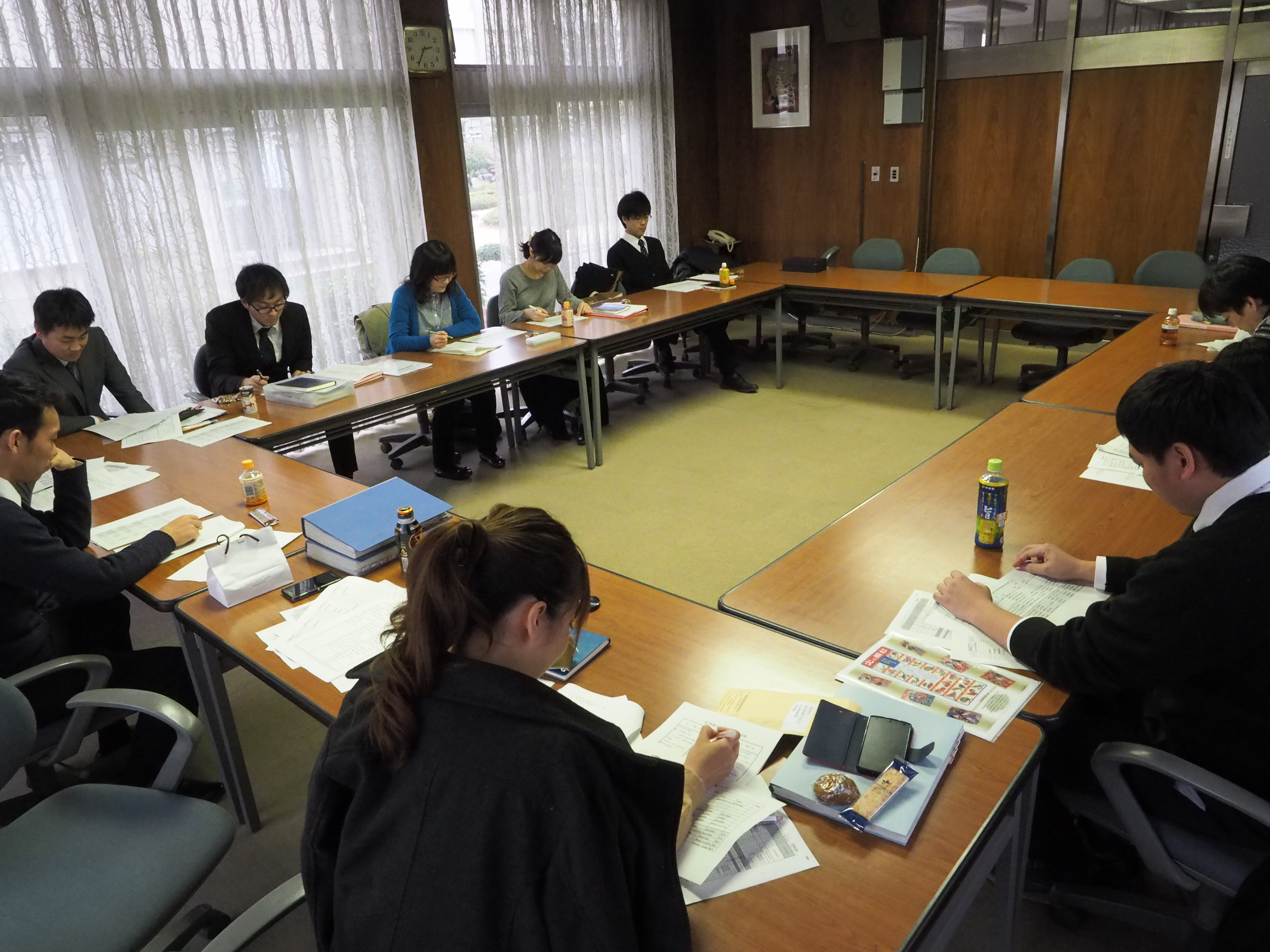 青年部会臨時役員会 愛媛県学校事務職員会